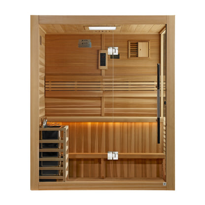 Golden Designs "Hanko" 2-3 Person Traditional Sauna - GDI-7202-01