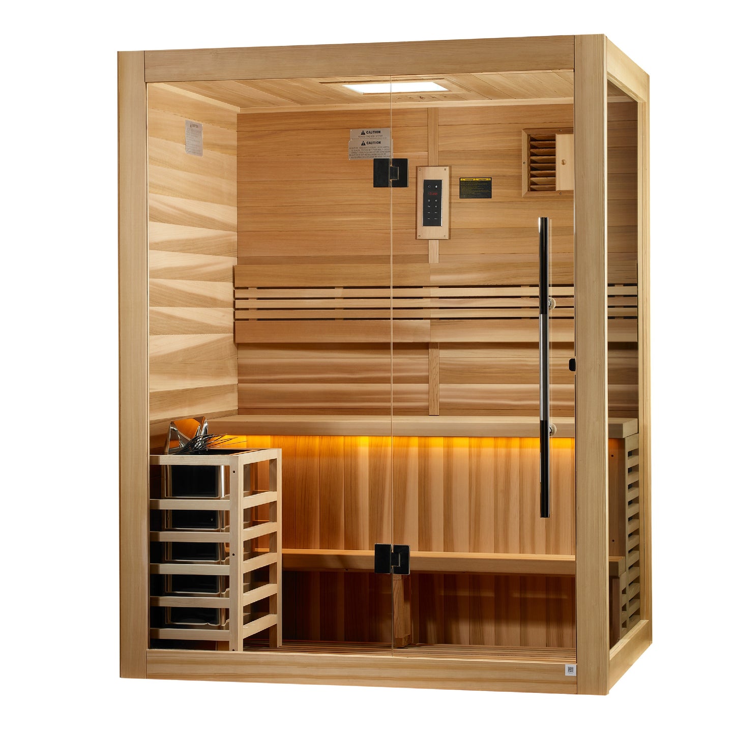 Golden Designs "Hanko" 2-3 Person Traditional Sauna - GDI-7202-01
