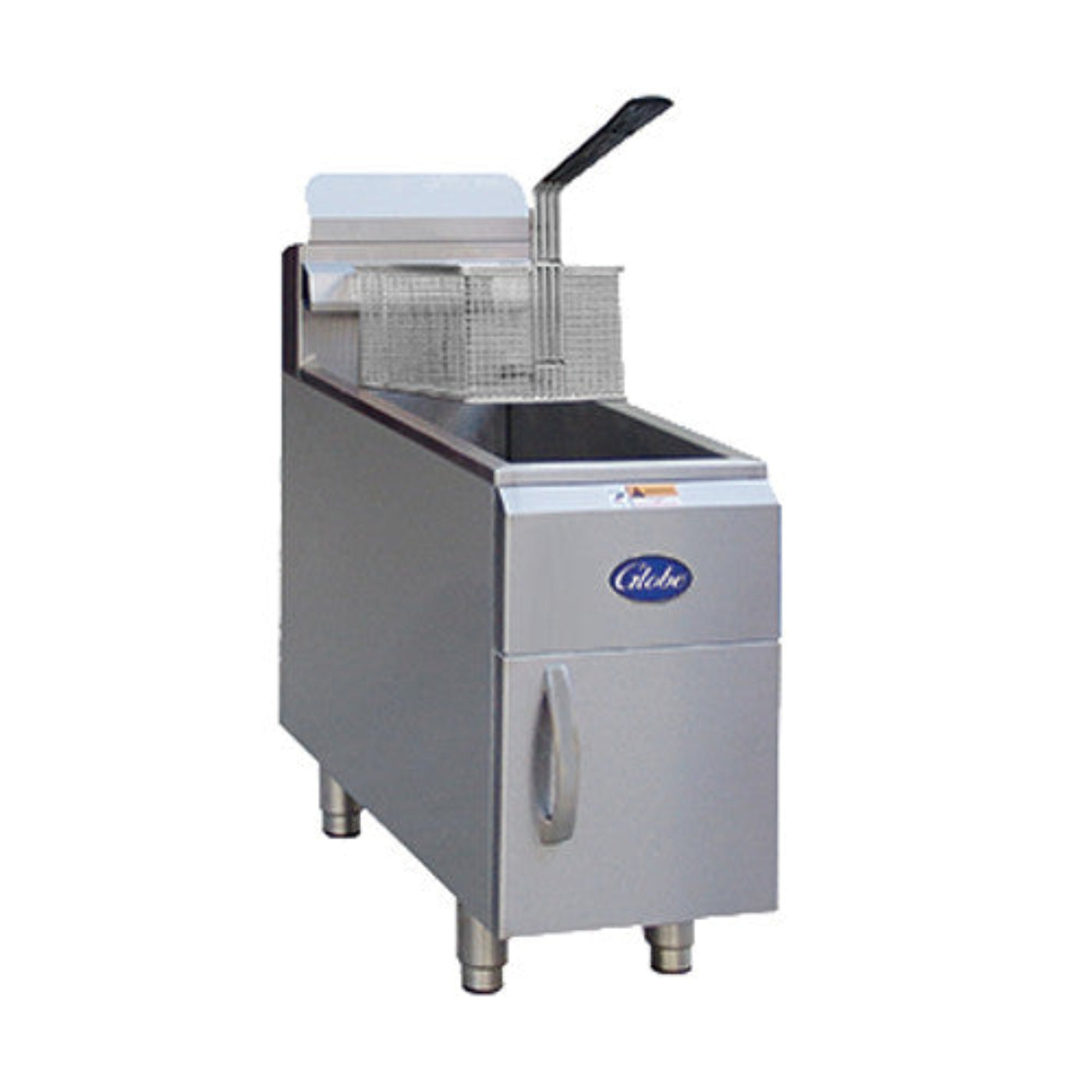 Globe 15 lb. Liquid Propane Countertop Fryer - 26,500 BTU - GLGF15PG