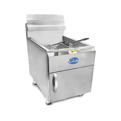 Globe 30 lb. Natural Gas Countertop Fryer - 53,000 BTU - GLFSGF30