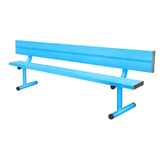 Gill Portable Aluminum Bench with Back - 73081C01