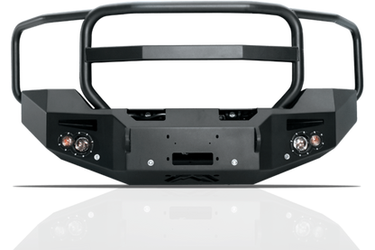 Fab Fours GM14-A3150-1 GMC Sierra 2500/3500 2015-2019 Premium Front Bumper Winch Ready with Full Guard