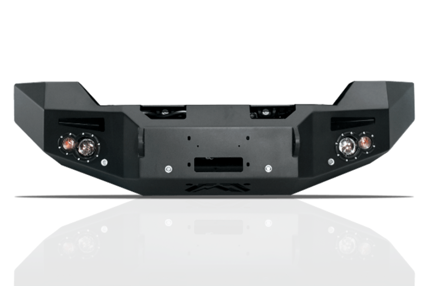 Fab Fours GM14-A3151-1 GMC Sierra 2500/3500 2015-2019 Premium Front Bumper Winch Ready No Guard