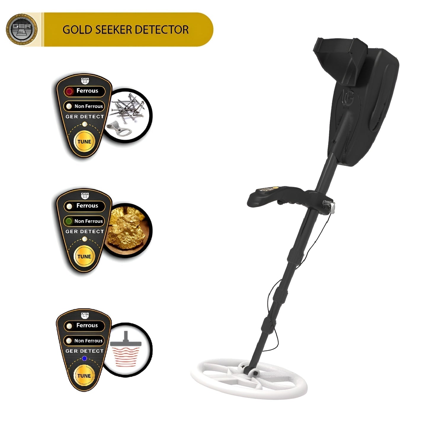 GER Detect Gold Seeker Detector - Gold Seeker