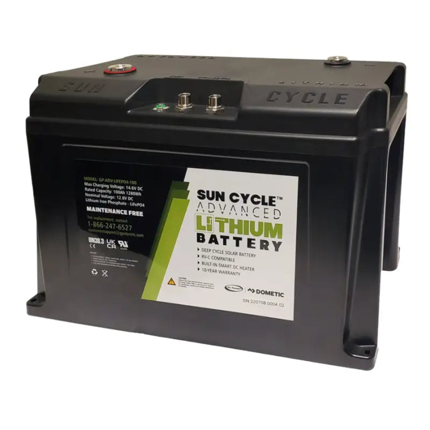 Go Power GP-ADV-LIFEPO4-100 Go Power Gp-Adv-Lifepo4-100: 100 Amp Hour Ad - G7583156