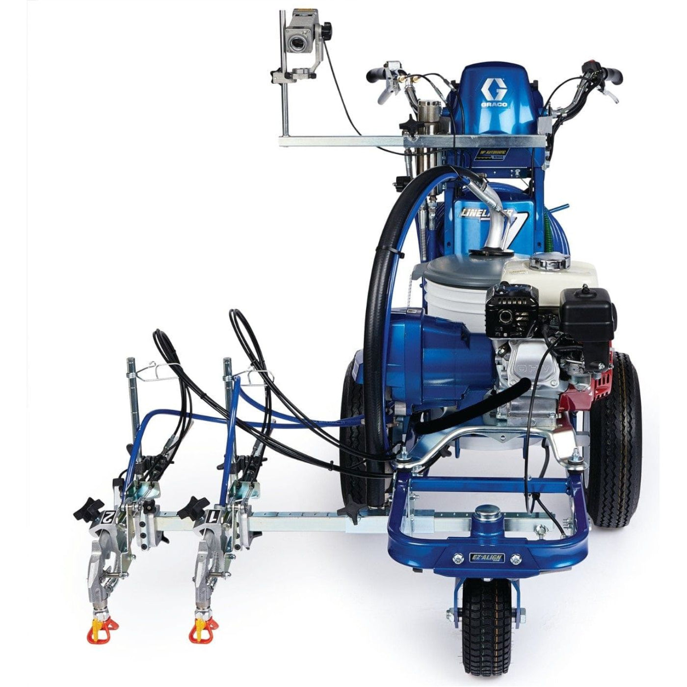 Adam Equipment Graco LineLazer HP Automatic Series Gas Airless Line Striper, 2 Auto Guns, LazerGuide - 17U803