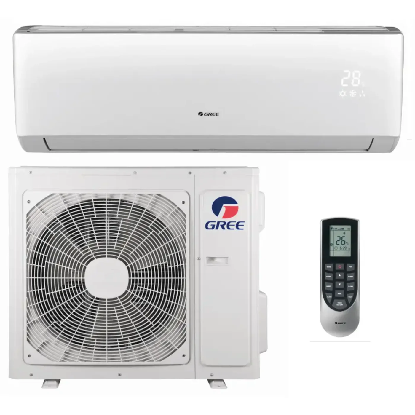 Gree Vireo Gen3 9K BTU 25.5 SEER2 Wall Mount Mini-Split Single Zone Heat Pump - 3VIR09HP230V1A