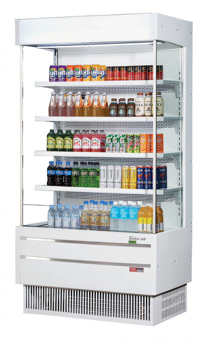 Turbo Air TOM-40SEW(B)-N Open-Air Coolers - TOM-40SEW(B)-N