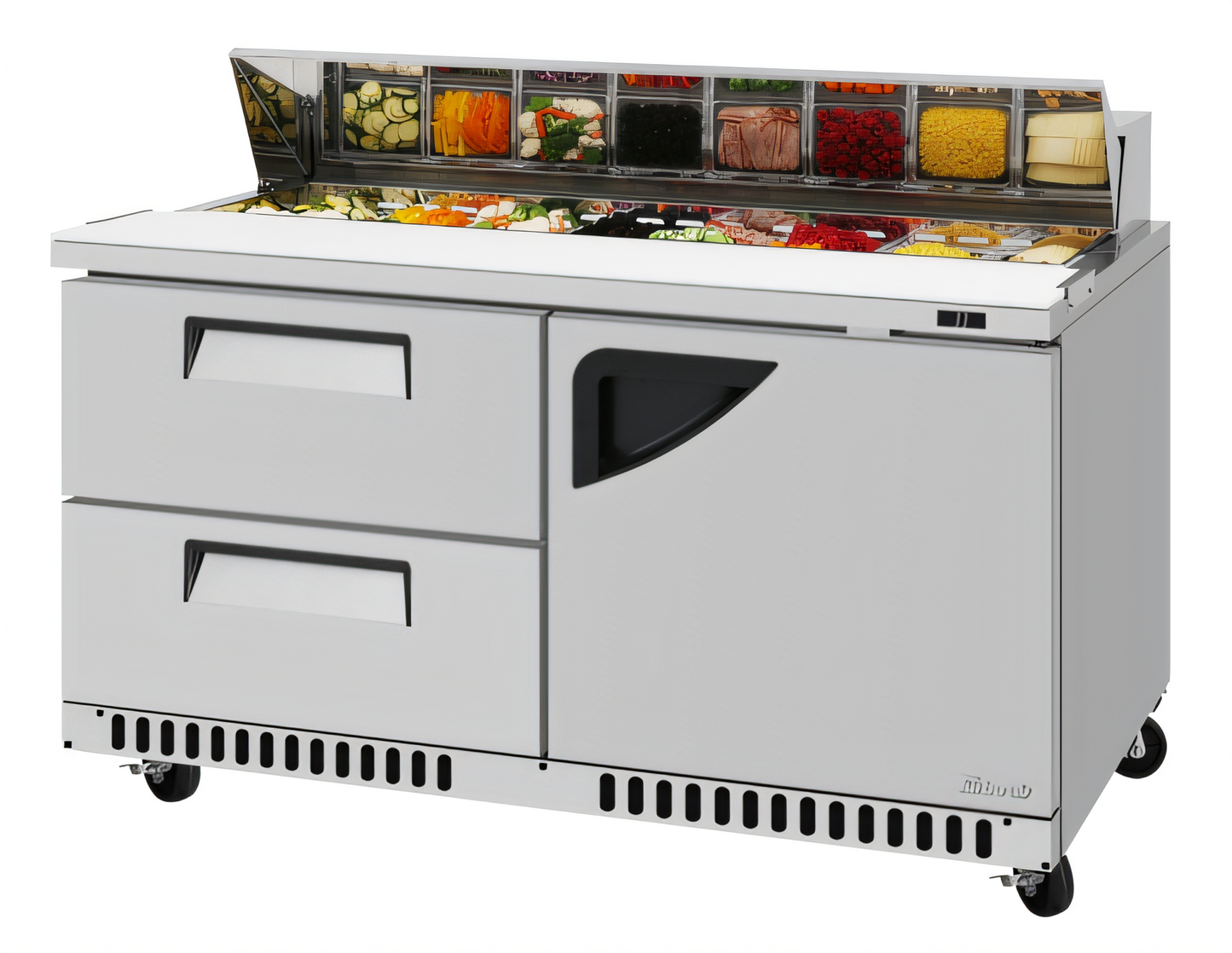 Turbo Air Super Deluxe Prep Tables -  TST-60SD-D2R(L)-FB-N