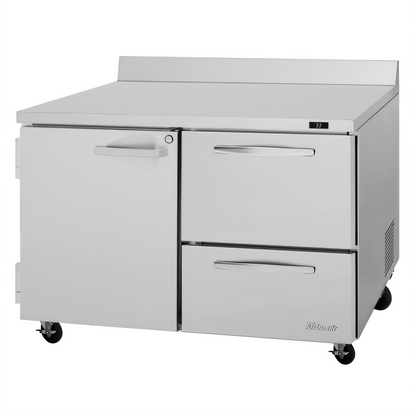 Turbo Air PWR-48-D2R(L)-N PRO Worktop Refrigerators - PWR-48-D2R(L)-N