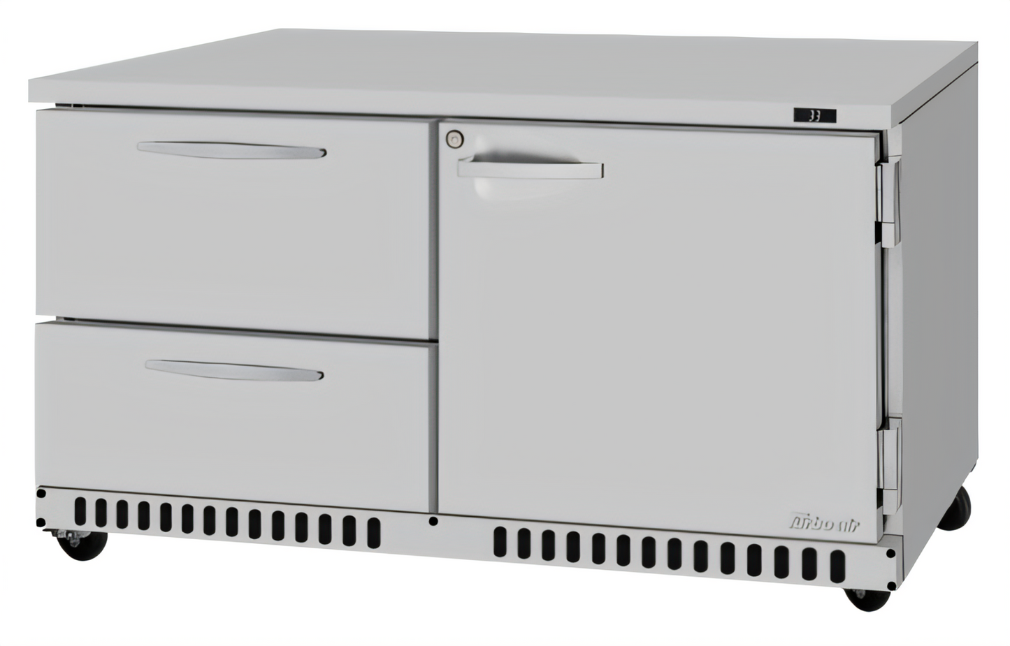 Turbo Air PUR-60-D2R(L)-FB-N PRO Reach-in Refrigerators - PUR-60-D2R(L)-FB-N
