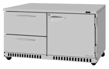 Turbo Air PUR-60-D2R(L)-FB-N PRO Reach-in Refrigerators - PUR-60-D2R(L)-FB-N