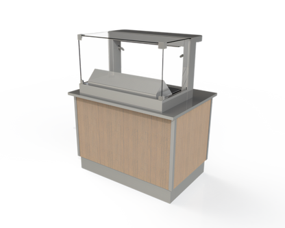 Vollrath 69718S-1-SR 4-Series Signature Server Induction-Based Warming Equipment - 69718S-1-SR