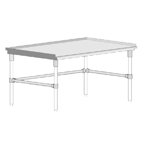 John Boos GS6-3648GBK Open Base Equipment Stand - JBGS63648GBK