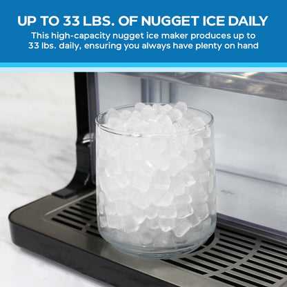 Avanti Digital Nugget Ice Maker with Dispenser - NIMDTS3326S-IS