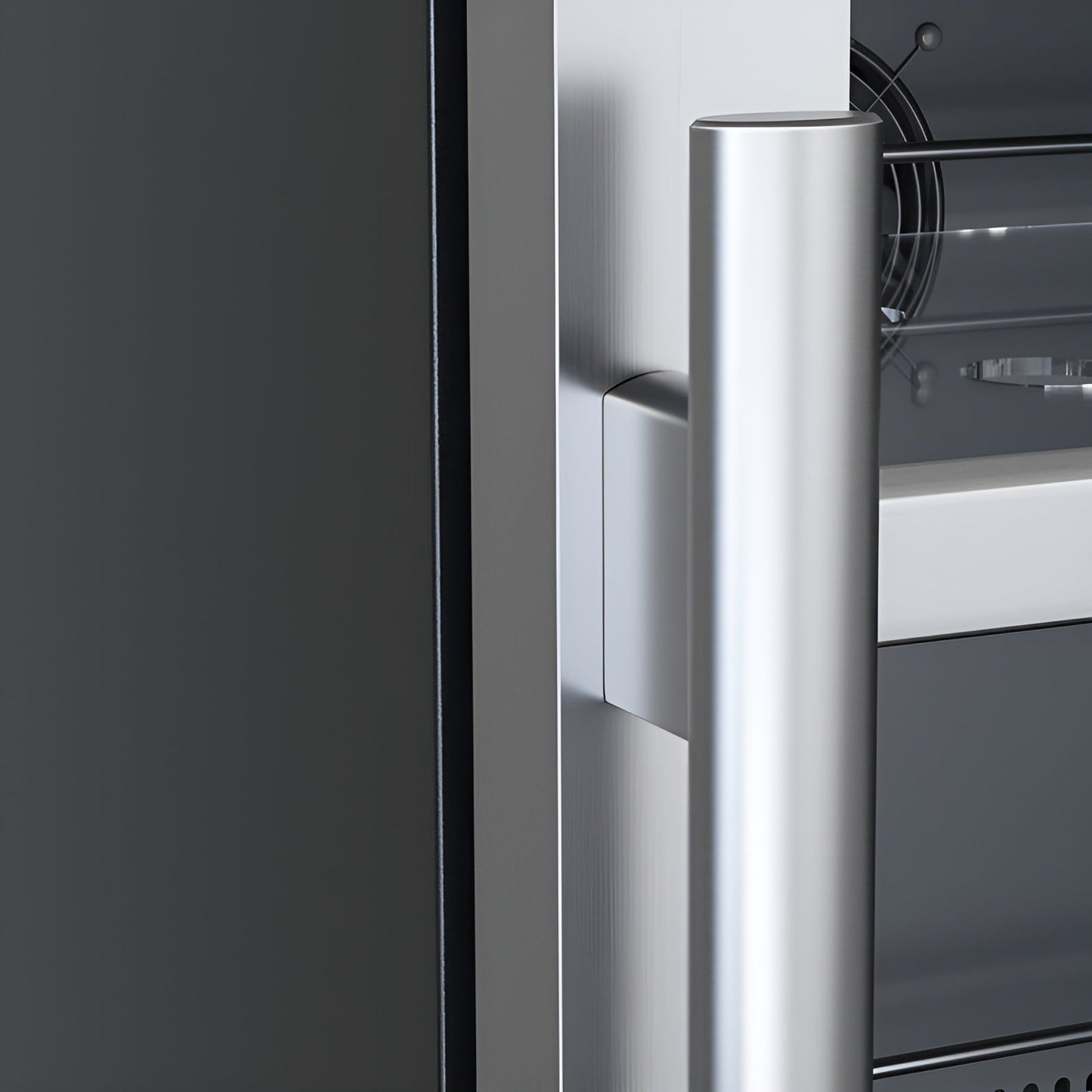 Avallon 30 Inch Wide 172 Can Energy Efficient Beverage Center with LED Lighting, Double Pane Glass, Touch Control Panel and Lockable Doors - ABR152SGDUAL