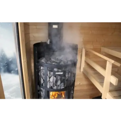 GREE Harvia GreenFlame Series 240 GreenFlame Wood Burning Sauna Stove - WK200LD