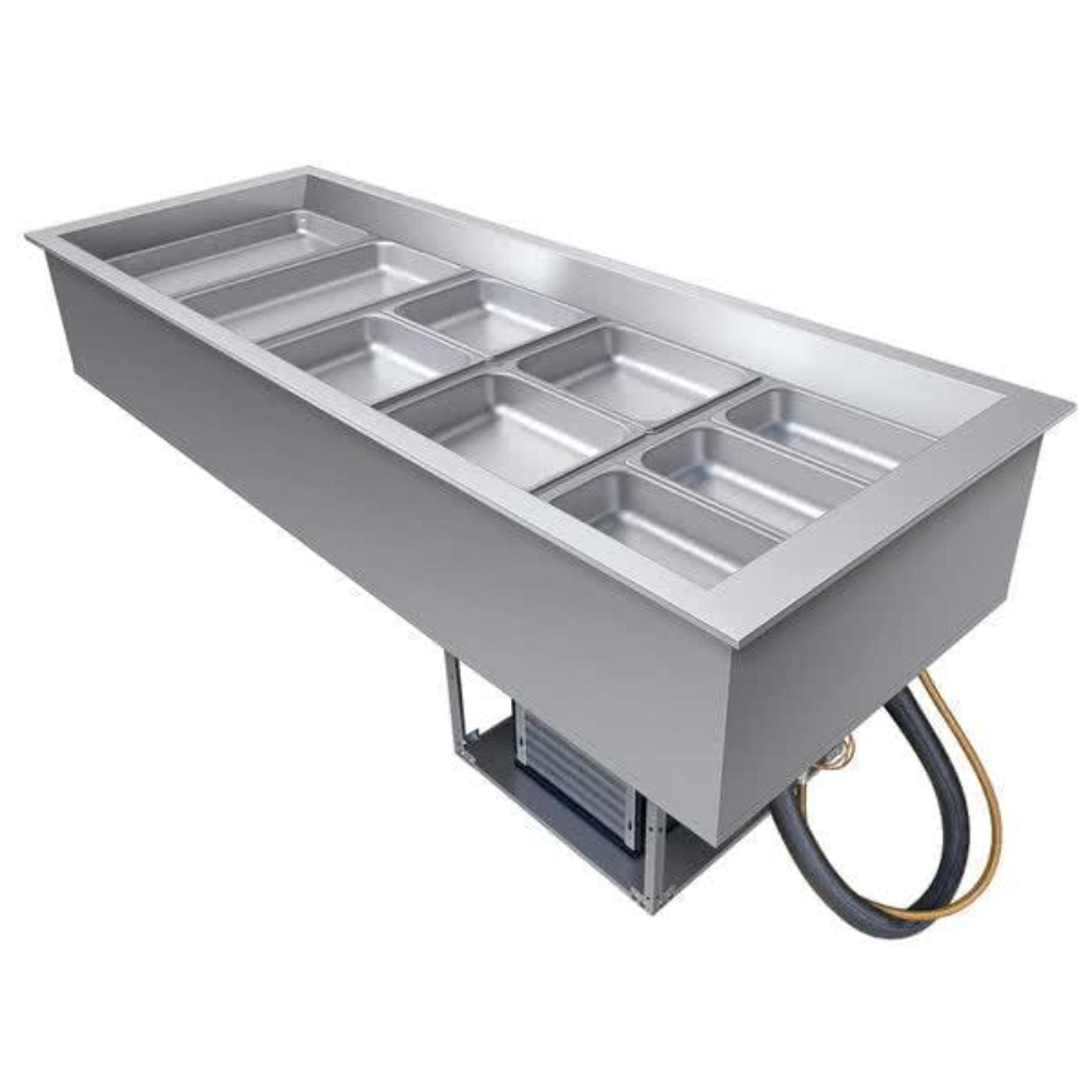 Hatco CWB-5 71" 5-Pan Refrigerated Drop-In Cold Well - 120V, 1 Phase - CWB-5