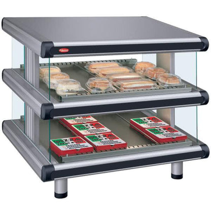 Hatco GR2SDS-30D 36" Glo-Ray Designer Slant Merchandising Display Warmer - 120-208V/2040W - GR2SDS-30D