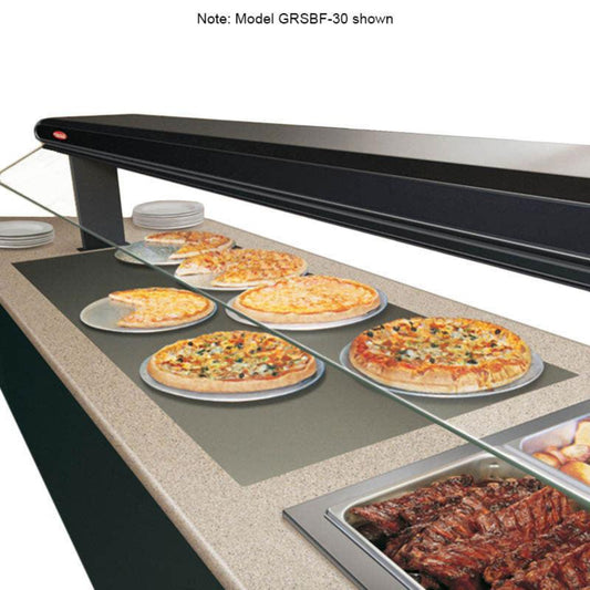 Hatco GRSBF-48-I 49.5" Glo-Ray Built-In Rectangular Aluminum Heated Shelf with Flush Top - 120V/1,000W - GRSBF-48-I