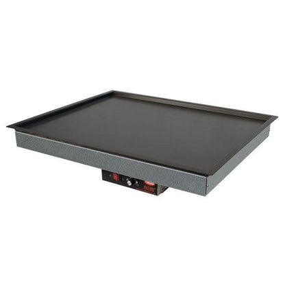 Hatco GRSBF-54-I 55.5" Glo-Ray Built-In Rectangular Recessed Top Aluminum Heated Shelf - 120V/1,110W - GRSBF-54-I