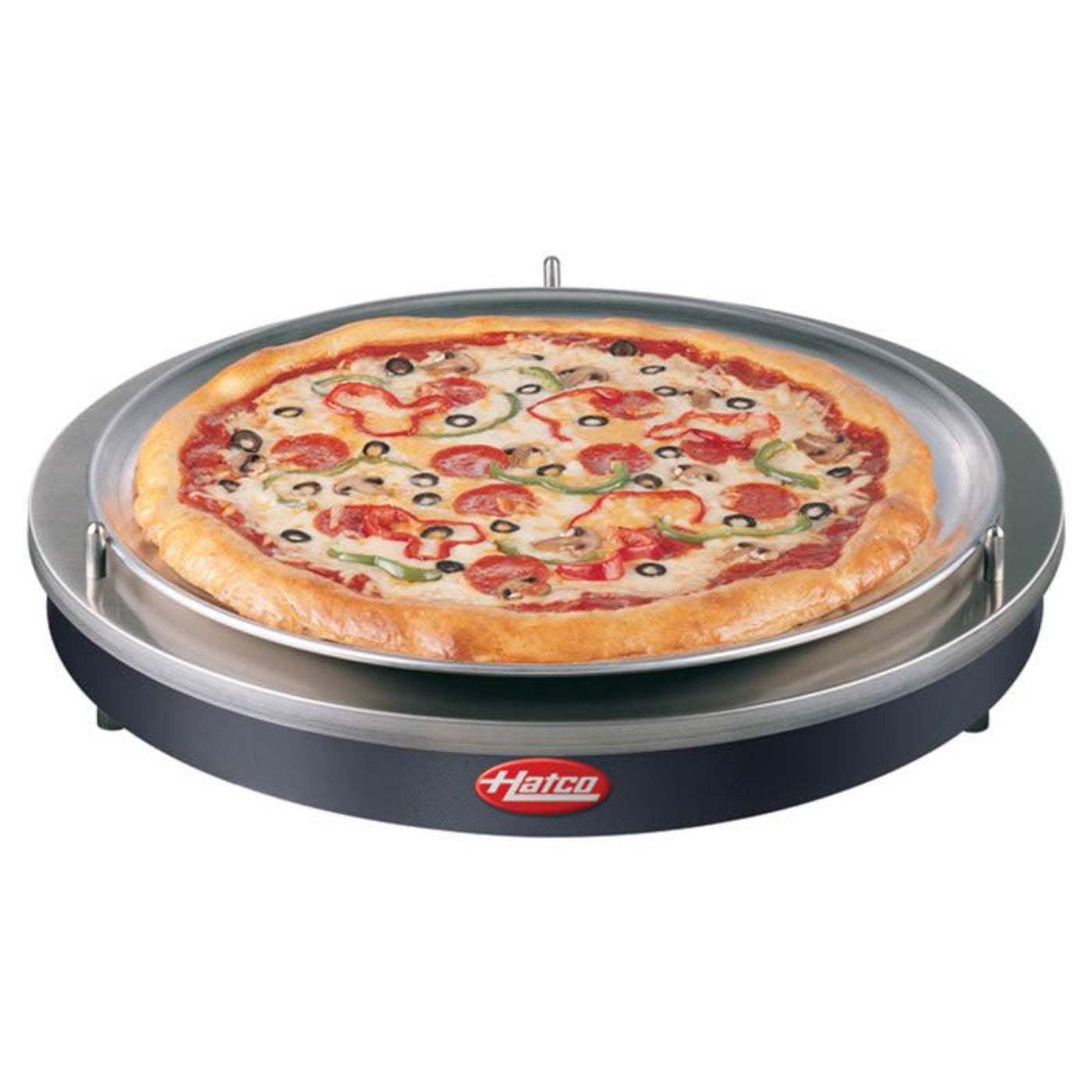 Hatco GRSR-19 19" Glo-Ray Stainless Steel Portable Round Heated Shelf - 120V/400W - GRSR-19