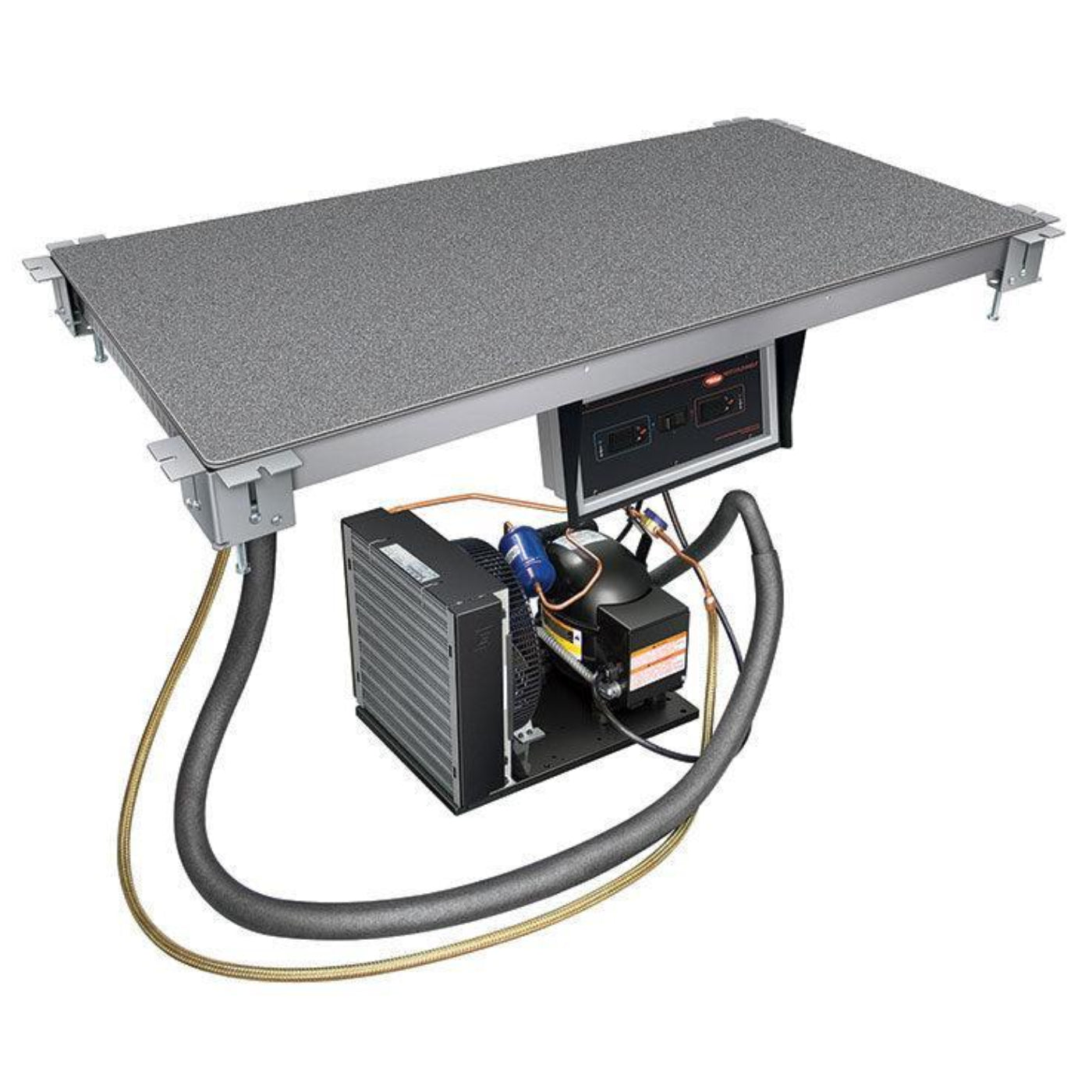 Hatco HCSSBF-24-S 24" Innovative Hot/Cold Built-In Swanstone Shelf Food Warmer with Flush Top - 120V/804W - HCSSBF-24-S