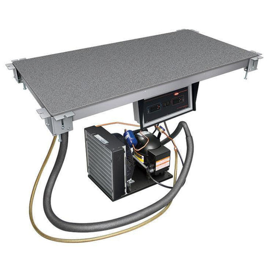 Hatco HCSSBF-24-S 24" Innovative Hot/Cold Built-In Swanstone Shelf Food Warmer with Flush Top - 120V/804W - HCSSBF-24-S