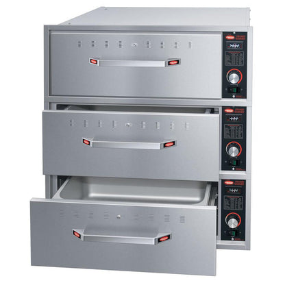 Hatco HDW-3B 28" Built-In 3-Drawer Warmer - 120V, 1 Phase - HDW-3B