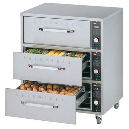Hatco HDW-3N 20" Freestanding 3 Narrow Drawer Warmer - 120V, 1 Phase - HDW-3N