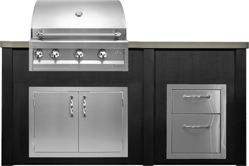 Haven 72" Artisan Outdoor Kitchen Island  w/ 17" Drawer | HART72DRAW