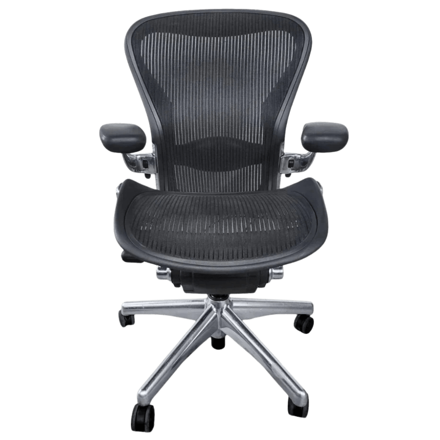 Herman Miller Aeron Classic Chair – Fully Loaded with Aluminum Frame