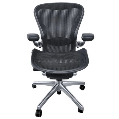 Herman Miller Aeron Classic Chair – Fully Loaded with Aluminum Frame