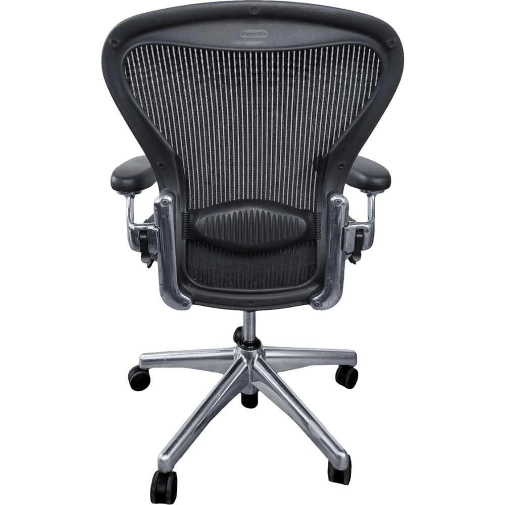 Herman Miller Aeron Classic Chair – Fully Loaded with Aluminum Frame