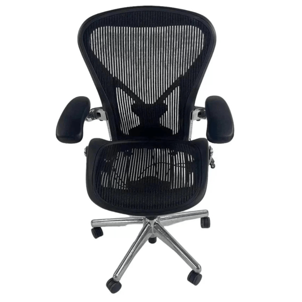 Herman Miller Aeron Classic Chair – Fully Loaded with Aluminum Frame