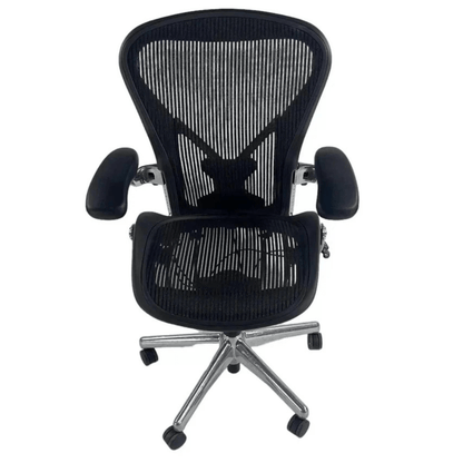 Herman Miller Aeron Classic Chair – Fully Loaded with Aluminum Frame