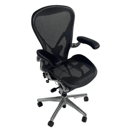 Herman Miller Aeron Classic Chair – Fully Loaded with Aluminum Frame