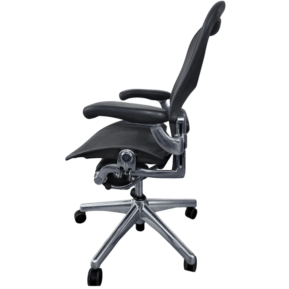 Herman Miller Aeron Classic Chair – Fully Loaded with Aluminum Frame