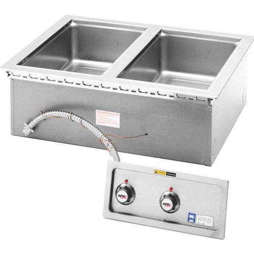 APW Wyott HFW-2 Electric Drop-In Hot Food Well Unit - AWHFW2