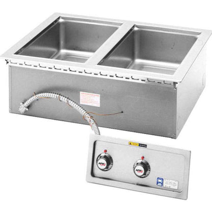 APW Wyott HFW-2 Electric Drop-In Hot Food Well Unit - AWHFW2