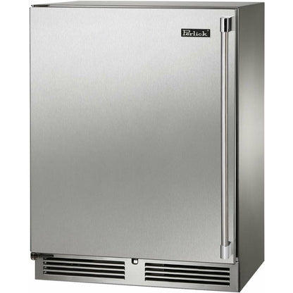 Perlick 24" Beverage Center Stainless Steel Solid Door 3.1 Cu. Ft. Capacity, Sottile Sh.Depth (18") - HH24BS-4-1
