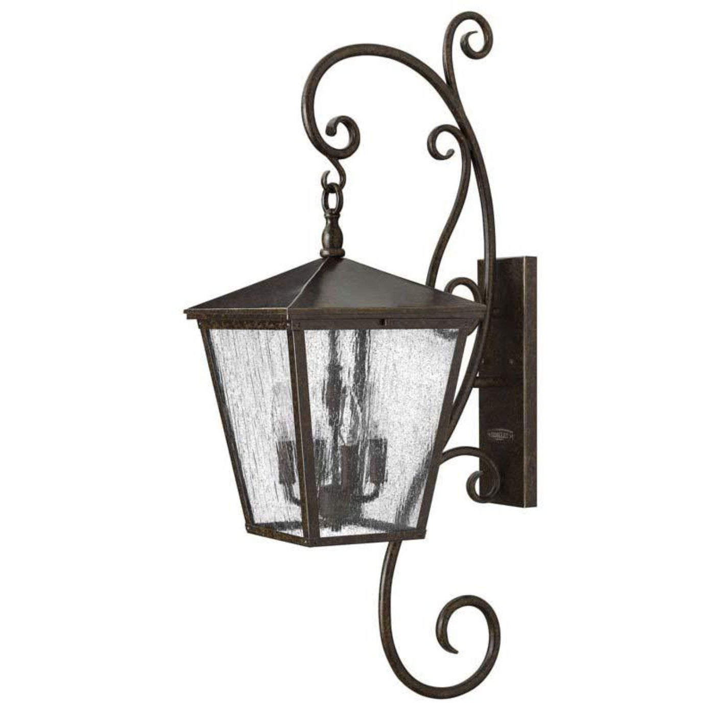 Hinkley Regency Bronze Outdoor Trellis Wall Light - 1436RB