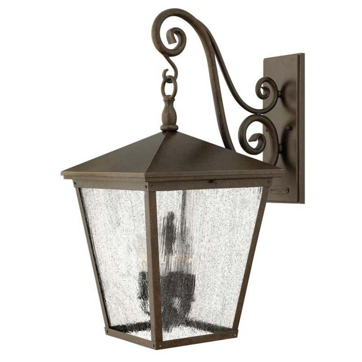 Hinkley Regency Bronze Outdoor Trellis Wall Light - 1438