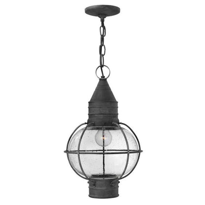 Hinkley Aged Zinc Outdoor Cape Cod Hanging Light - 2202DZ