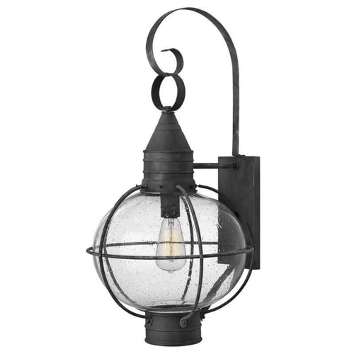 Hinkley Aged Zinc Outdoor Cape Cod Wall Light - 2205DZ