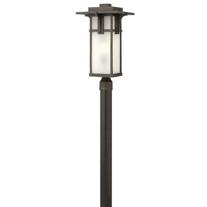 Hinkley Outdoor Manhattan Oil Rubbed Bronze Post Mount Socket Light - 2231OZ