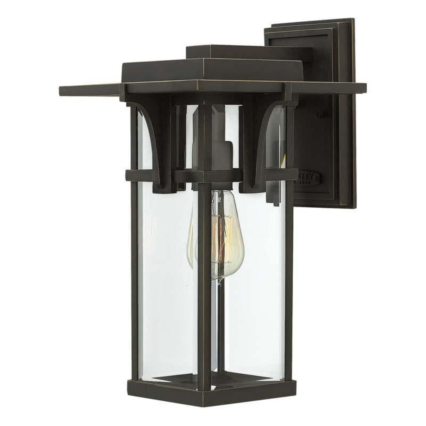 Hinkley Outdoor Manhattan Oil Rubbed Bronze Wall Light - 2324OZ