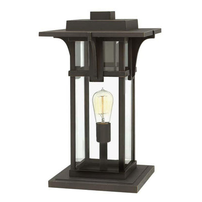 Hinkley 2327OZ Outdoor Manhattan Oil Rubbed Bronze Pier Mount Light - 2327OZ