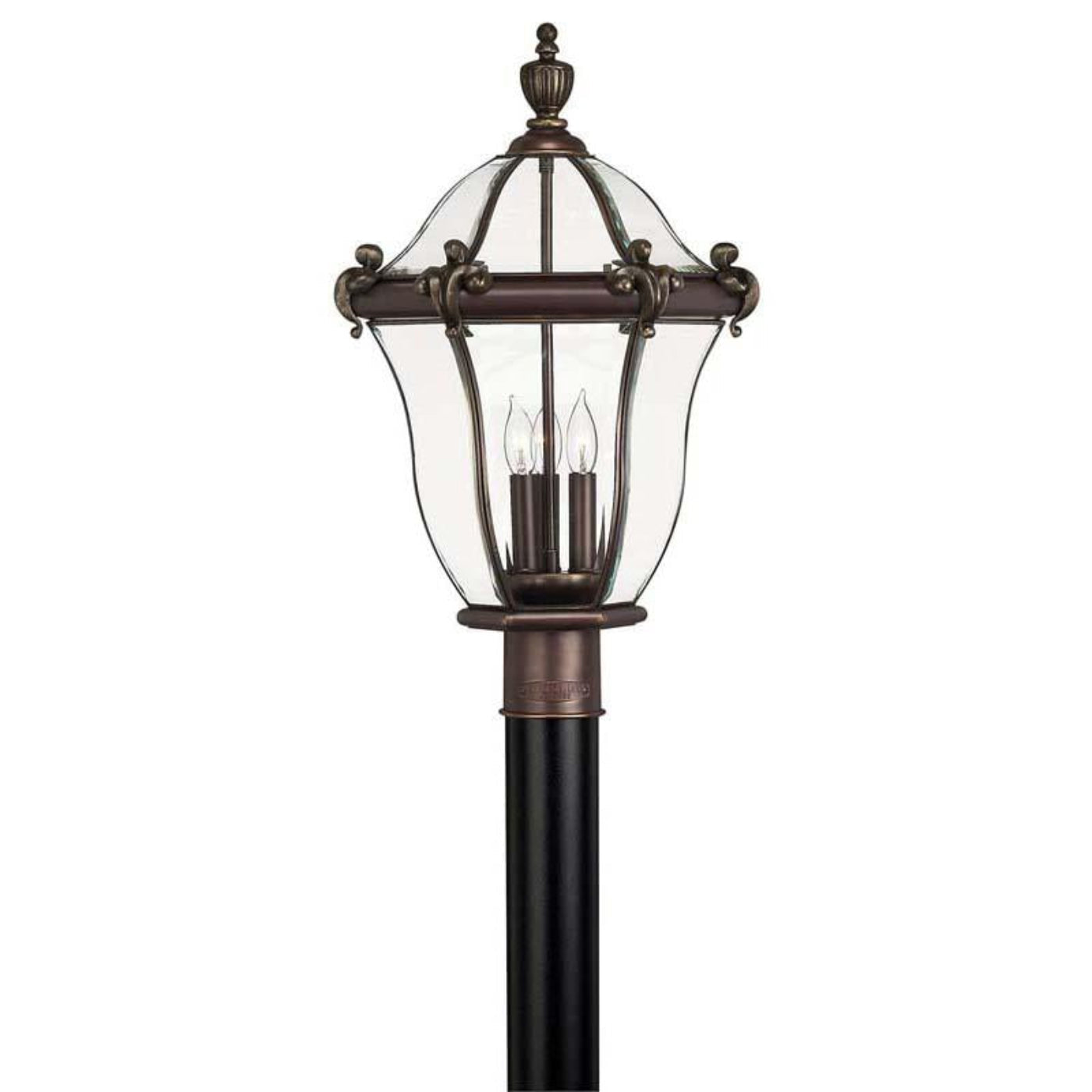 Hinkley Copper Bronze Outdoor San Clemente Post Mount Light - 2441CB