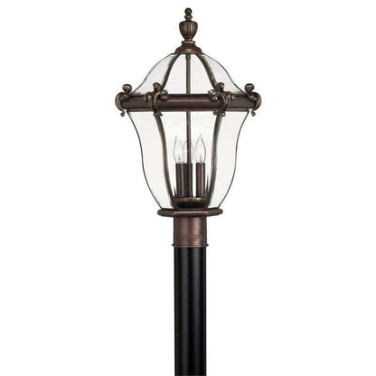 Hinkley Copper Bronze Outdoor San Clemente Post Mount Light - 2441CB